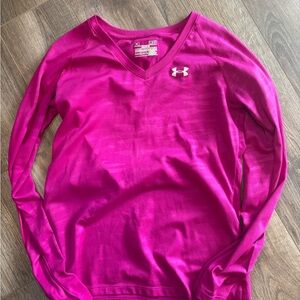 Under Armour vivid purple long Sleeve Shirt